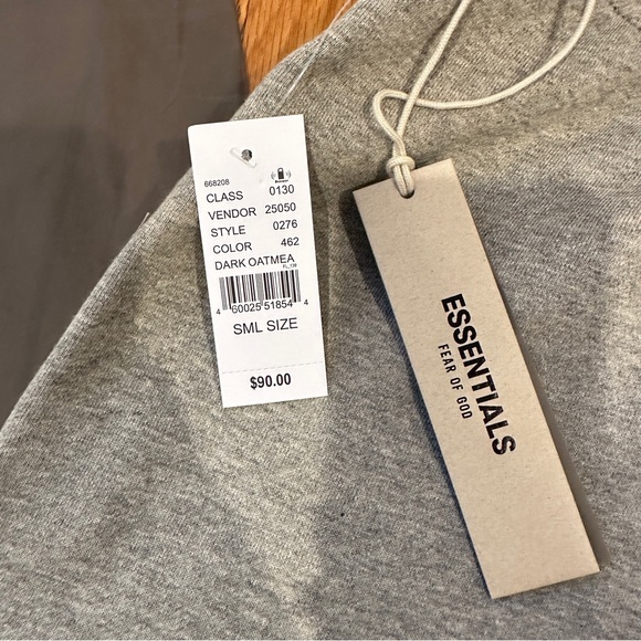 Essentials relaxed sweatpants joggers dark oatmeal SS22 - Picture 5 of 15